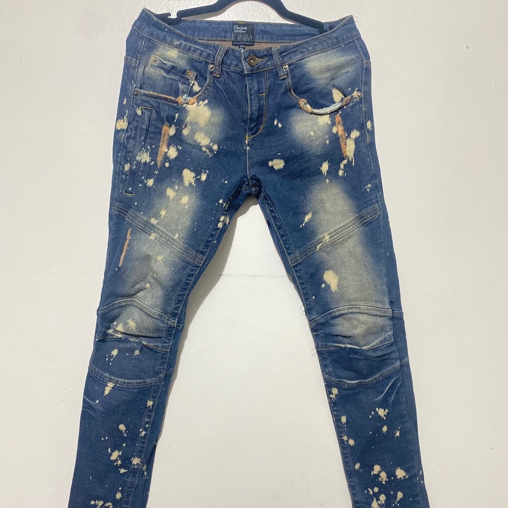 Tie Dye blue Jeans